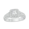 Thumbnail Image 1 of Previously Owned - Vera Wang Love Collection 1 CT. T.W. Princess-Cut Diamond Engagement Ring in 14K White Gold