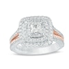 Thumbnail Image 1 of Previously Owned - Vera Wang Love Collection 1 CT. T.W. Princess-Cut Diamond Engagement Ring in 14K Two-Tone Gold