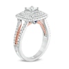 Thumbnail Image 2 of Previously Owned - Vera Wang Love Collection 1 CT. T.W. Princess-Cut Diamond Engagement Ring in 14K Two-Tone Gold
