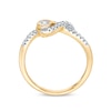 Thumbnail Image 2 of Previously Owned - Interwoven™ 1/10 CT. T.W. Diamond Ring in 10K Gold