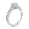 Thumbnail Image 2 of Previously Owned - 1/2 CT. T.W. Princess-Cut Diamond Frame Vintage-Style Engagement Ring in 10K White Gold