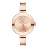 Thumbnail Image 0 of Previously Owned - Ladies' Movado Bold® Crystal Accent Rose-Tone Bangle Watch (Model: 3600202)