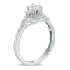 Thumbnail Image 2 of Previously Owned - Cherished Promise Collection™ 1/4 CT. T.W. Quad Princess-Cut Diamond Bypass Ring in 10K White Gold
