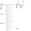 Thumbnail Image 2 of Previously Owned - 1/20 CT. T.W. Diamond Frame Necklace in 10K Gold