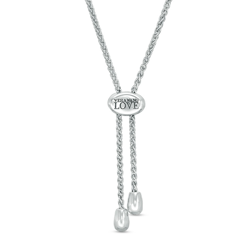 Main Image 2 of Previously Owned - The Kindred Heart from Vera Wang Love Collection 1/10 CT. T.W. Diamond Bracelet in Sterling Silver