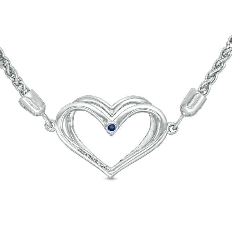 Main Image 3 of Previously Owned - The Kindred Heart from Vera Wang Love Collection 1/10 CT. T.W. Diamond Bracelet in Sterling Silver