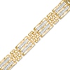 Thumbnail Image 1 of Previously Owned - 1/2 CT. T.W. Diamond Double Row Link Bracelet in 10K Gold - 8.5"