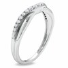 Thumbnail Image 2 of Previously Owned - 1/3 CT. T.W. Diamond Twist Contour Band in 14K White Gold
