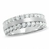 Thumbnail Image 1 of Previously Owned - 1 CT. T.W. Diamond Two Row Band in 14K White Gold