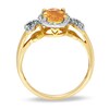 Thumbnail Image 2 of Previously Owned - Oval Citrine and Diamond Accent Ring in 10K Gold