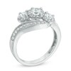 Thumbnail Image 2 of Previously Owned - 1 CT. T.W. Diamond Three Stone Slant Engagement Ring in 14K White Gold (I/I2)