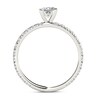 Thumbnail Image 3 of Previously Owned - 1 CT. T.W. Princess-Cut Diamond Engagement Ring in 14K White Gold