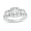 Thumbnail Image 1 of Previously Owned - Love's Destiny by Zales 1-5/8 CT. T.W. Diamond Three Stone Engagement Ring in 14K White Gold