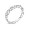 Thumbnail Image 2 of Previously Owned - 3/8 CT. T.W. Diamond Twist Braid Anniversary Band in 10K White Gold