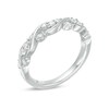 Thumbnail Image 1 of Previously Owned - 3/8 CT. T.W. Diamond Twist Braid Anniversary Band in 10K White Gold