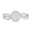 Thumbnail Image 3 of Previously Owned - 1/3 CT. T.W. Composite Diamond Bypass Promise Ring in 10K White Gold