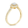 Thumbnail Image 2 of Previously Owned - Love's Destiny by Zales 3/4 CT. T.W. Diamond Hexagon Frame Engagement Ring in 14K Gold