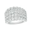Thumbnail Image 1 of Previously Owned - 2 CT. T.W. Diamond Spiral Multi-Row Anniversary Ring in 10K White Gold
