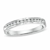 Thumbnail Image 1 of Previously Owned - 1/4 CT. T.W. Diamond Anniversary Band in 14K White Gold (I/SI2)