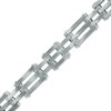 Thumbnail Image 1 of Previously Owned - 12.0mm Brushed Bridge Link Bracelet in Stainless Steel - 8.5"