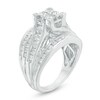 Thumbnail Image 2 of Previously Owned - 2 CT. T.W. Quad Princess-Cut Diamond Multi-Row Engagement Ring in 14K White Gold