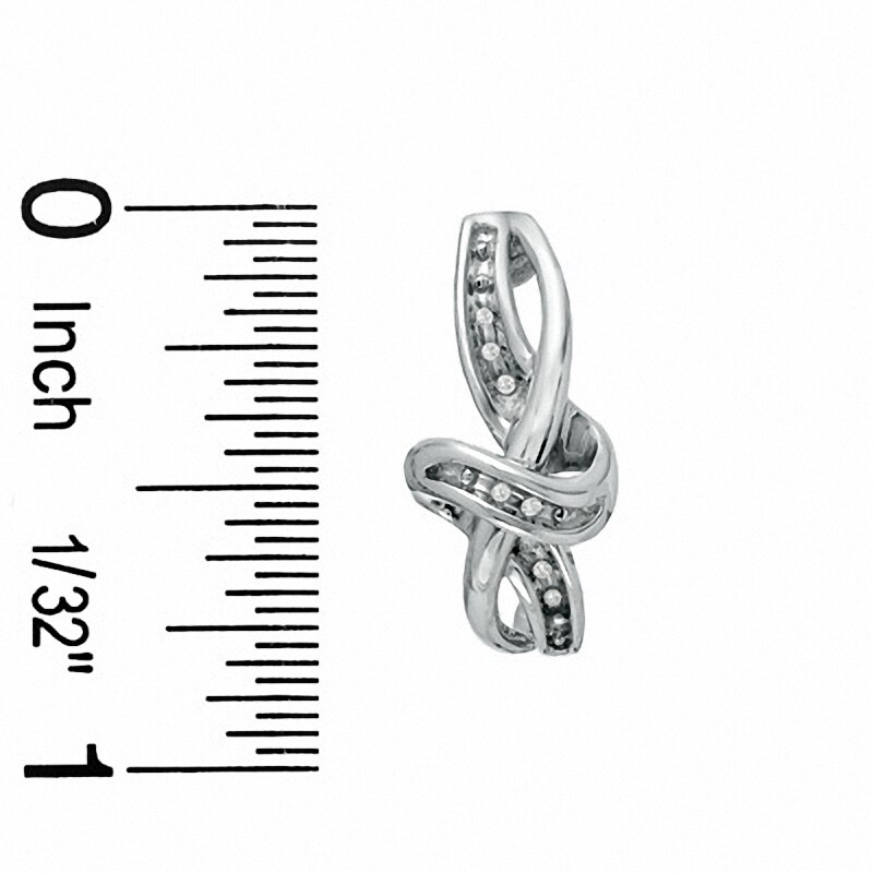 Main Image 4 of Previously Owned - Diamond Accent Three Piece  Set in Sterling Silver