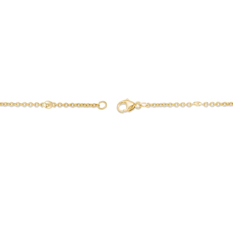 Main Image 2 of Previously Owned - 1/6 CT. T.W. Diamond Five Stone Station Bracelet in 10K Gold - 7.5"