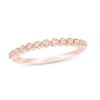Thumbnail Image 0 of Previously Owned - 1/10 CT. T.W. Diamond Bubble Stackable Band in 10K Rose Gold