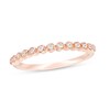 Thumbnail Image 1 of Previously Owned - 1/10 CT. T.W. Diamond Bubble Stackable Band in 10K Rose Gold