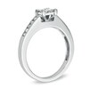 Thumbnail Image 2 of Previously Owned - 1/2 CT. T.W. Quad Diamond Engagement Ring in 10K White Gold
