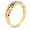 Thumbnail Image 2 of Previously Owned - 1/4 CT. T.W. Diamond Crossover Band in 14K Gold