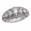 Thumbnail Image 1 of Previously Owned - 1-1/4 CT. T.W. Diamond Five Stone Frame Anniversary Ring in 14K White Gold