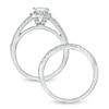 Thumbnail Image 3 of Previously Owned - Celebration Lux® 1-1/5 CT. T.W. Princess-Cut Diamond Bridal Set in 14K White Gold (I/SI2)