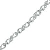 Thumbnail Image 1 of Previously Owned - 1/2 CT. T.W. Diamond Infinity Wrap Link Bracelet in 10K White Gold - 7.25"