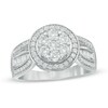 Thumbnail Image 1 of Previously Owned - 1 CT. T.W. Composite Diamond Frame Ring in 10K White Gold