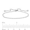 Thumbnail Image 2 of Previously Owned - 1/4 CT. T.W. Diamond Bar Bolo Bracelet in 10K White Gold - 8.0"