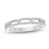 Thumbnail Image 1 of Previously Owned - 1/5 CT. T.W. Diamond Link Anniversary Band in 10K White Gold