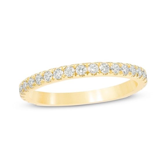 Previously Owned - YOU by Jean Doussetâ¢ 1/2 CT. T.w. Diamond Anniversary Band in 14K Gold (I/Si2)