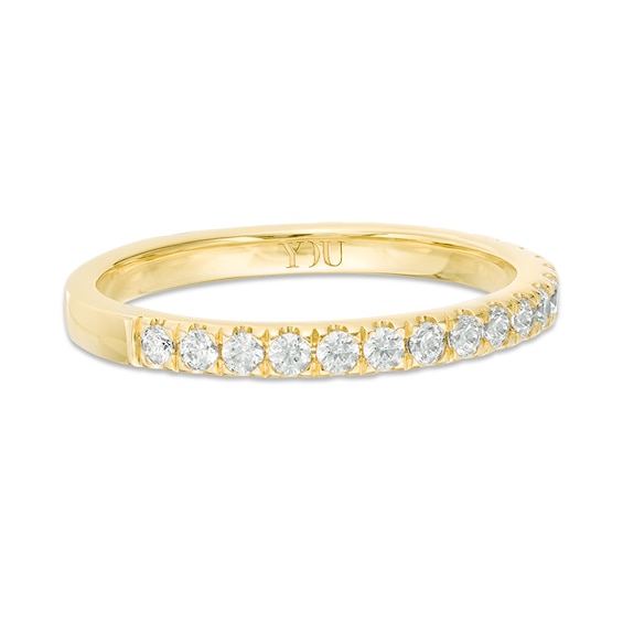 Previously Owned - YOU by Jean Doussetâ¢ 1/2 CT. T.w. Diamond Anniversary Band in 14K Gold (I/Si2)