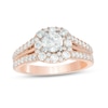 Thumbnail Image 1 of Previously Owned - Love's Destiny by Zales 1-1/2 CT. T.W. Diamond Cushion Engagement Ring in 14K Two-Tone Gold (I/I1)