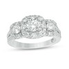 Thumbnail Image 1 of Previously Owned - Love's Destiny by Zales 1-5/8 CT. T.W. Diamond Three Stone Engagement Ring in 14K White Gold (I/I1)
