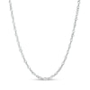 Thumbnail Image 1 of Previously Owned - 1.14mm Singapore Chain Necklace in 14K White Gold - 18"
