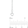 Thumbnail Image 2 of Previously Owned - 1.14mm Singapore Chain Necklace in 14K White Gold - 18"