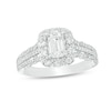 Thumbnail Image 1 of Previously Owned - Love's Destiny by Zales 1 CT. T.W. Emerald-Cut Diamond Engagement Ring in 14K Two-Tone Gold