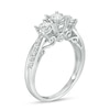 Thumbnail Image 1 of Previously Owned - 1/2 CT. T.W. Diamond Past Present Future® Engagement Ring in 10K White Gold
