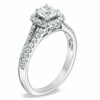 Thumbnail Image 2 of Previously Owned - Celebration Fire™ 1 CT. T.W. Diamond Frame Engagement Ring in 14K White Gold (H-I/SI1-SI2)