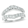 Thumbnail Image 1 of Previously Owned - 1 CT. T.W. Diamond Contour Solitaire Enhancer in 14K White Gold