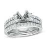 Thumbnail Image 0 of Previously Owned - 3/4 CT. T.W. Diamond Semi-Mount Bridal Set in 14K White Gold