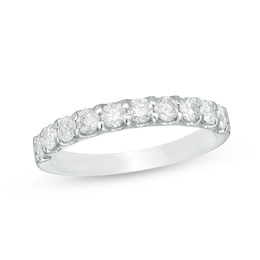 Previously Owned - 7/8 CT. T.W. Diamond Wedding Band in 10K White Gold