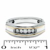 Thumbnail Image 2 of Previously Owned - 1/4 CT. T.W. Diamond Artisan Ring in 10K Two-Tone Gold